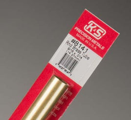 9/16" x 12" Round Brass Tube