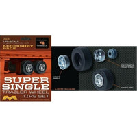 Super Single Trailer Wheel Tire Set