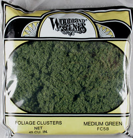 Medium Green Foliage Cluster Bag