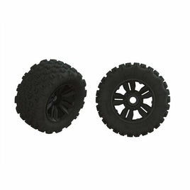 Arrma dB00ts ELEVENS 35/085 2.4 White Tire Set (1pr)