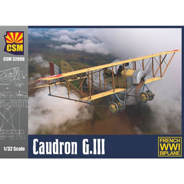 Caudron G.III 32006 (1/32nd Scale) Plastic Aircraft Model Kit