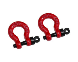 Red Tow Shackle D-Rings Gen8 (1/10 Scale)