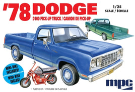 1978 Dodge D100 Custom Pickup Truck (1/25 Scale) Plastic Vehicle Model Kit